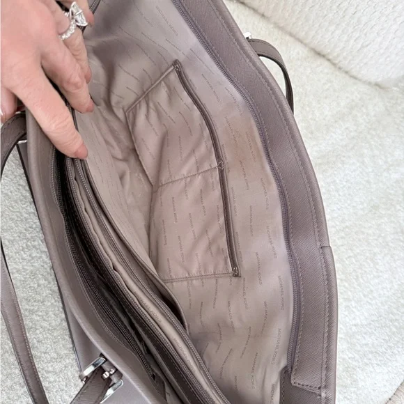 Michael Kors Taupe Tote Bag - Picture 6 of 6